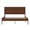 Flash Furniture Brown Queen Wooden Platform Bed with Headboard MG-09003QB-Q-BRN-GG - alternate 3